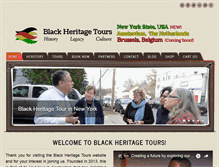 Tablet Screenshot of blackheritagetours.com